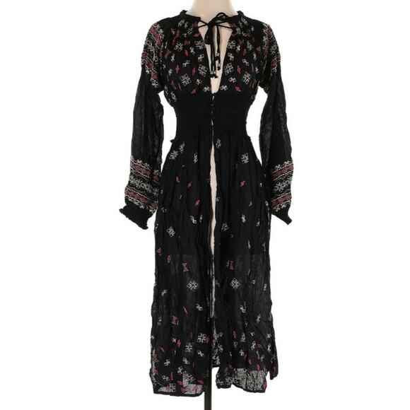 NWT Free People Mykonos Embroidered Dress - Picture 2 of 11